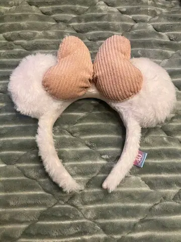 [ 미사용 ] 디즈니랜드 40주년 복슬복슬 머리띠