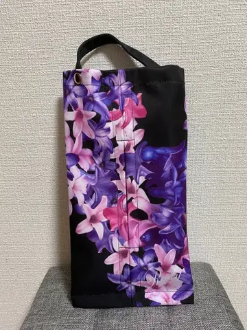 Rady 엘레강스 플라워 티슈 커버 블랙 초레어