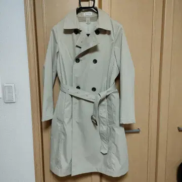 플라스테 트렌치코트 베이지 퀼팅 라이너 포함