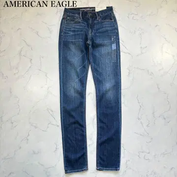 택 포함 미사용 새상품 아메리칸 이글 인기 데님 하이웨스트 레귤러