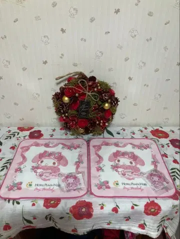 마이멜로디 호텔 플라자 고베 콜라보 한정품 손수건&키링 주말 가격 인하!