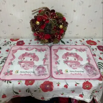 마이멜로디 호텔 플라자 고베 콜라보 한정품 손수건&키링 주말 가격 인하!