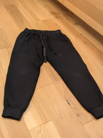 CASEY-CASEY 블랙 조거 팬츠 M