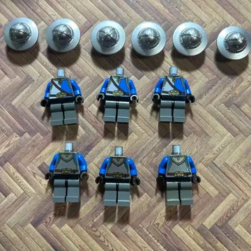 LEGO 캐슬 병사 6체 세트 헤드 없음