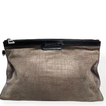 새상품급 Jimmy Choo 지미추 클러치백 스웨이드 가죽