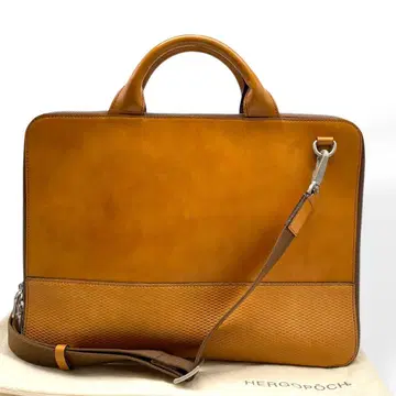 미사용급 HERGOPOCH 2way 브리프 케이스 숄더백 수납 가방