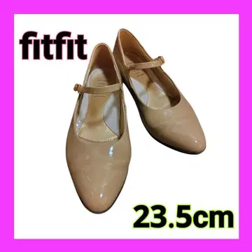 fitfit 핏핏 23.5 펌프스 벨트 포함 베이지 에나멜