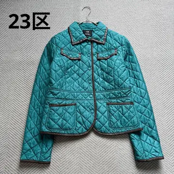 새상품급 23구 퀼팅 자켓 파이핑 충전솜 다운 자켓 L 사이즈