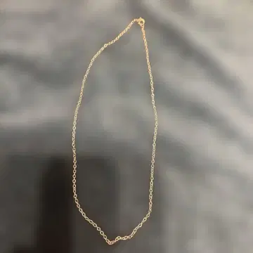 심플 실버 목걸이