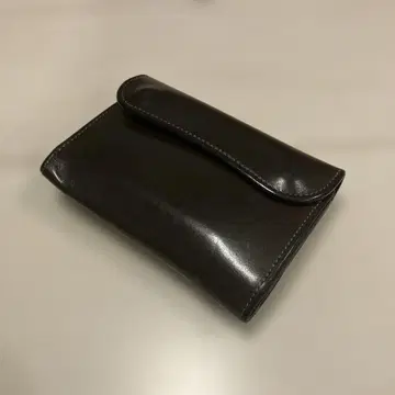와일드 스완스 번 3단 폴더형 지갑 짙은 녹색