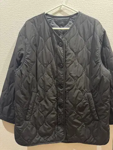 글로벌 워크 발수 퀼팅 블루종 블랙 L