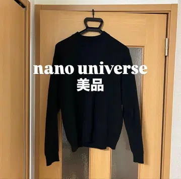 나노 유니버스 블랙 모크넥 니트 L 블랙