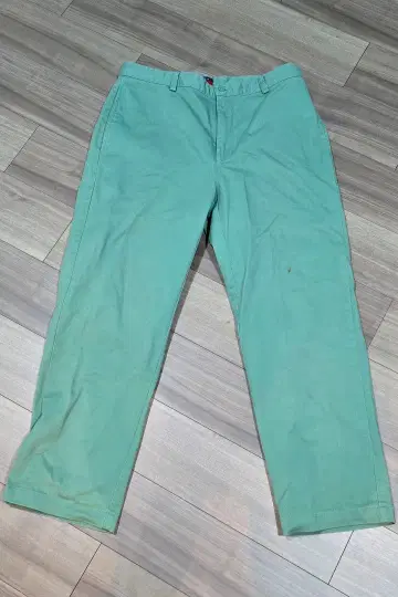 TOMMY HILFIGER 그린 팬츠