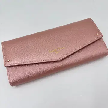 새상품 미사용 사만다 타바사 장지갑 핑크 사피아노