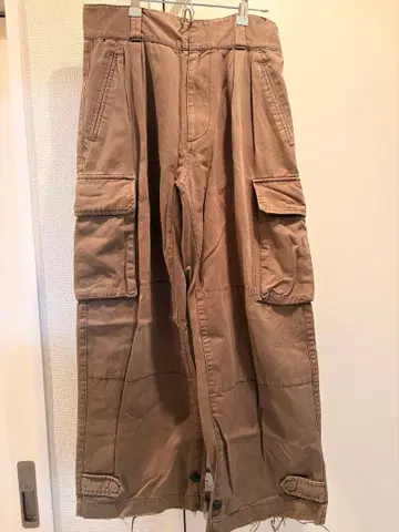 카고 팬츠 카키 4 포켓