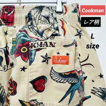 레어 쿠쿠맨 셰프 팬츠 올드 타투 L