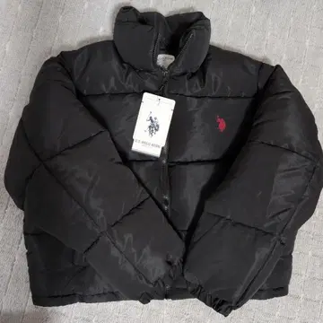 U.S. POLO ASSN. 블랙 다운 자켓 L 사이즈