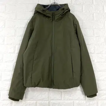 [ KAITEKI ] S 그린 자켓 충전솜 후드 캐주얼 가을/겨울 업무복