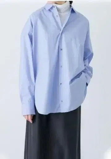 카구레 코튼 스트라이프 레귤러 셔츠