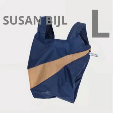 수잔벨 에코백 Navy & Camel