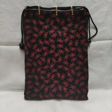 인덴 갓사이부쿠로 신겐부쿠로 블랙 베이스에 빨간 잠자리