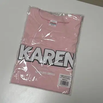 FRUITS ZIPPER 마츠모토 카렌 티셔츠 핑크