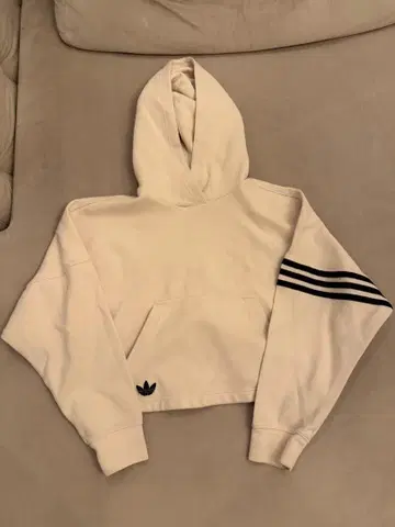 adidas 크롭 후디 상하의 셋업