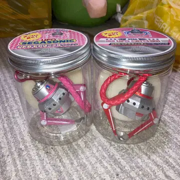 SEGA NEWUFO 포수 암 키링 세트 핑크 빨간색