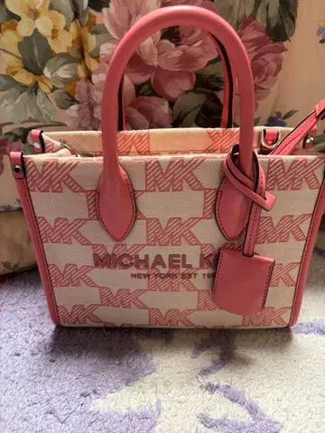 미사용품 MICHAEL KORS 로고 프린트 미니 핸드백 2way