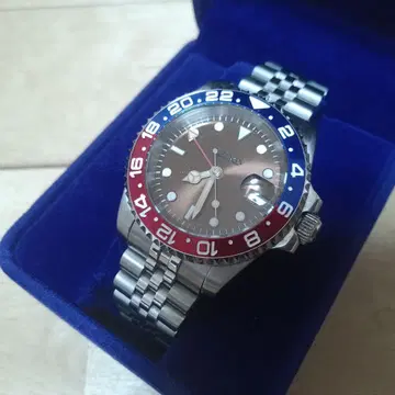 자동 와인딩 시계 GMT