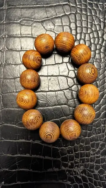 새상품 야쿠 삼나무 염주 20mm 12개