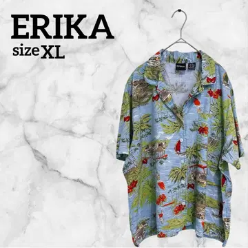 ERIKA [ XL ] 반팔 셔츠 하와이안 해외 구제 의류