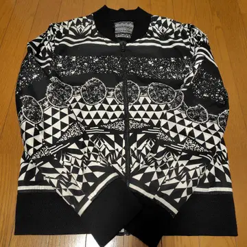 Pardox ma-1 기하학 패턴 점퍼/블루종 아우터