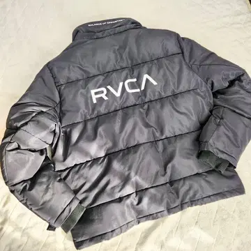 RVCA 다운 자켓 블랙 XL