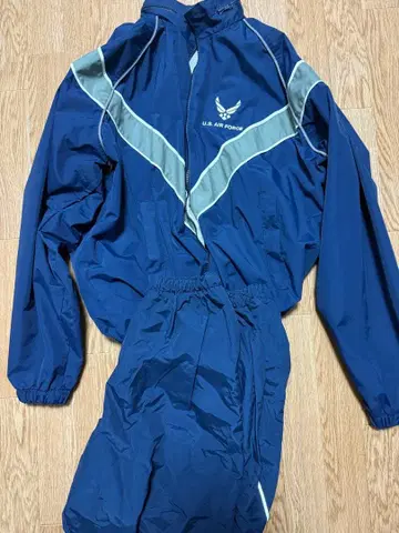 [새상품급] USAIRFORCE 미군 군용 나일론 트레이닝 자켓