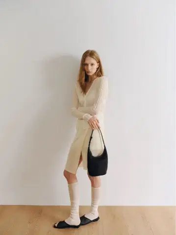 ROH SEOUL 미니 어라운드 호보백 나일론