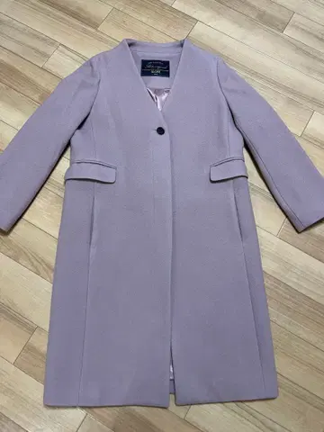 SLOBE IENA Super100's 노카라 울 롱 코트