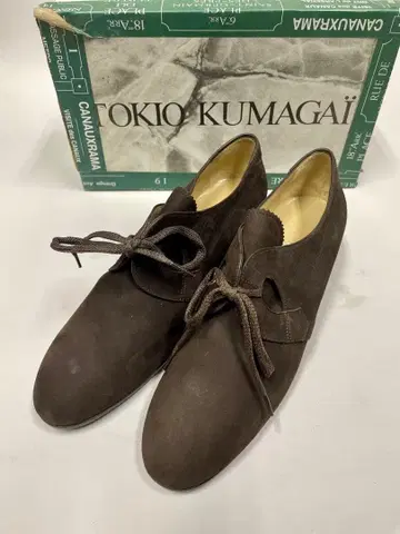 TOKIO KUMAGAI 토키오쿠마가이 브라운 스웨이드 신발