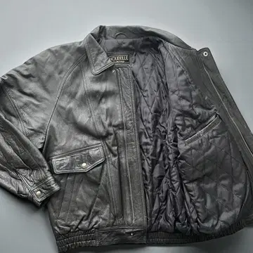 NOUBELLE 가죽 자켓 싱글 라이더 블랙 남성용 M 양가죽