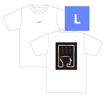 jjj maktub T셔츠 L 사이즈 화이트 미사용 새상품