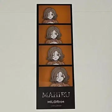 MILGRAM 밀그램 쿠지비키도 특전 장면 포토카드 마히루