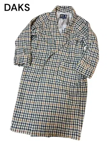 DAKS 울 오픈 가운 코트 여성용 L 남성도