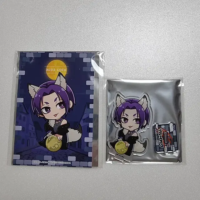 블루록 프린세스카페 미카게 레오 아크릴스탠드 특전 세트