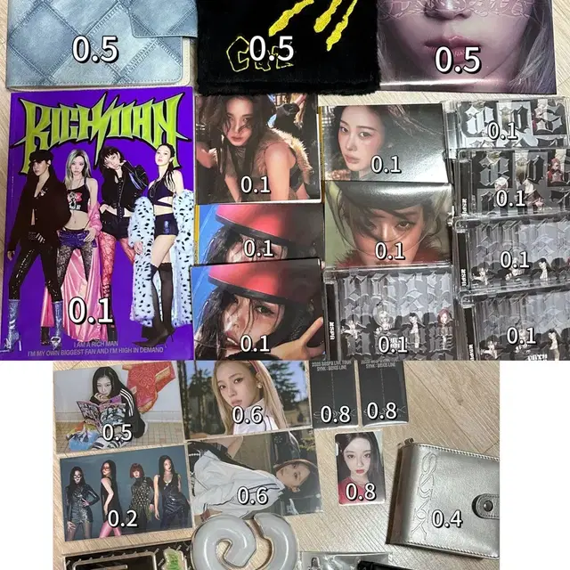 에스파 개봉앨범 포카 응원봉 엽서 양도