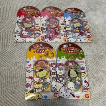 산리오 초콜릿 마스코트 참 5개 세트