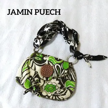 자만피에슈 핸드백 숄더백 총 비즈 꽃무늬 보타니컬