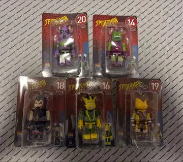 Happy 복권 베어브릭 스파이더맨 5체 세트 고블린 플라울러
