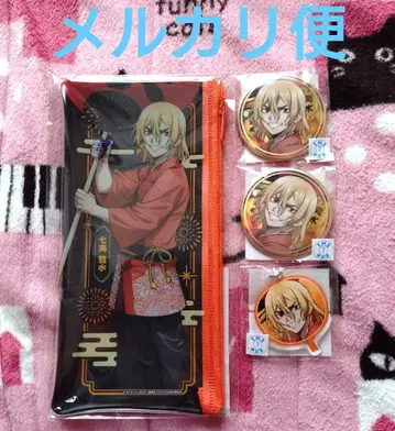 닥터 스톤 최애 복권 여름 축제 캔뱃지 파우치 나나미 류스이