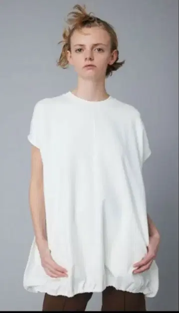 해린 도트 에그 상의 한겨울에도