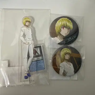 HUNTER x HUNTER WEB 복권 크라피카 아크릴 스탠드 캔뱃지